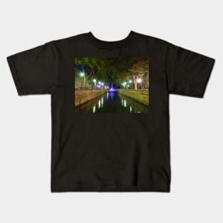 Nimes At Night Kids T-Shirt